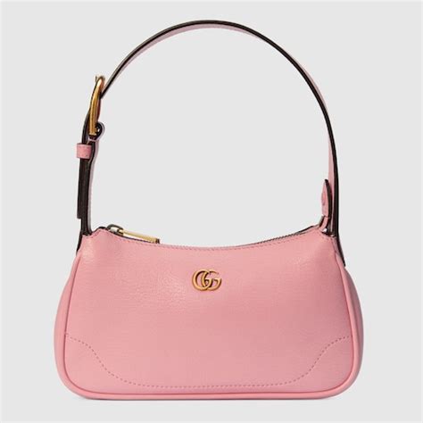 gucci 739076|Aphrodite mini shoulder bag in light pink leather .